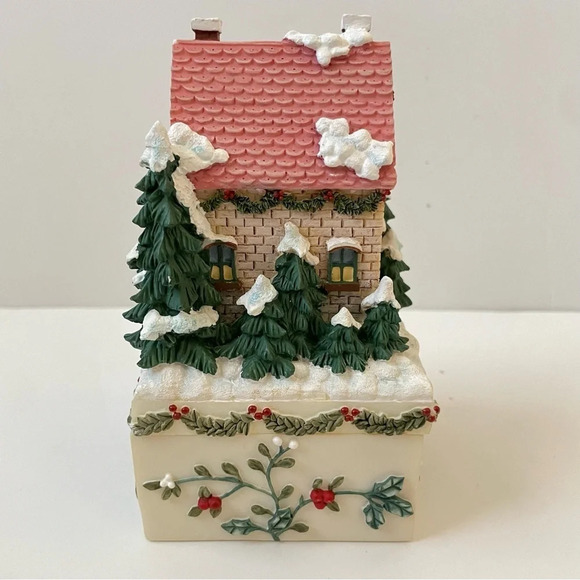 Vintage 2000 Pfaltzgraff Winterberry Trinket Box - Picture 2 of 14